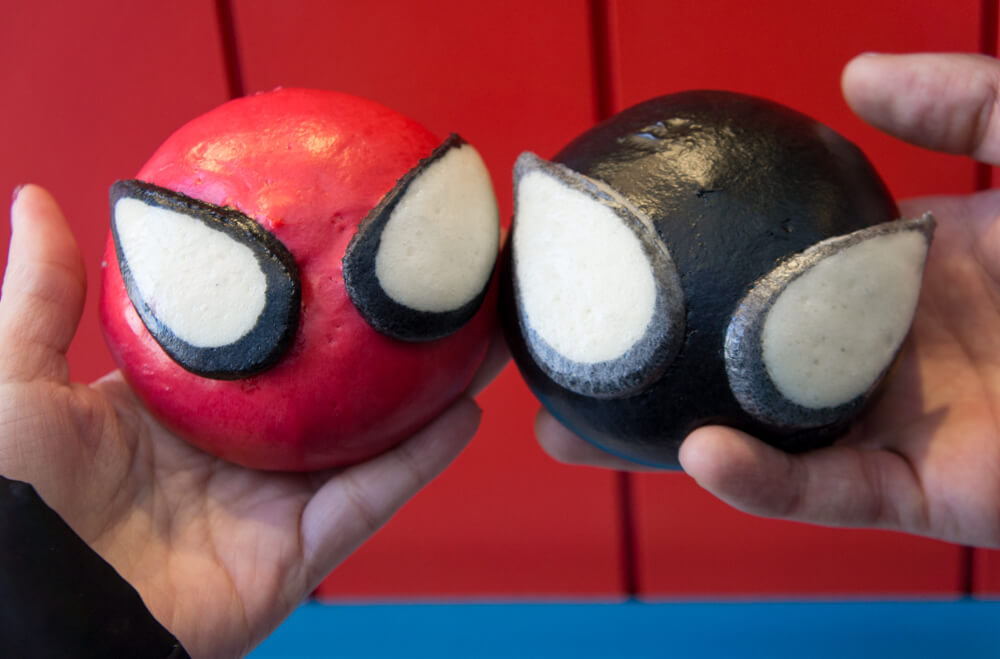 Spiderman Steamed Buns