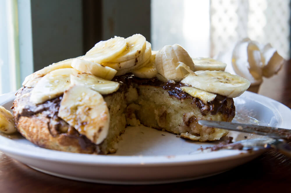 Nutella Banana Pancake (Inside)